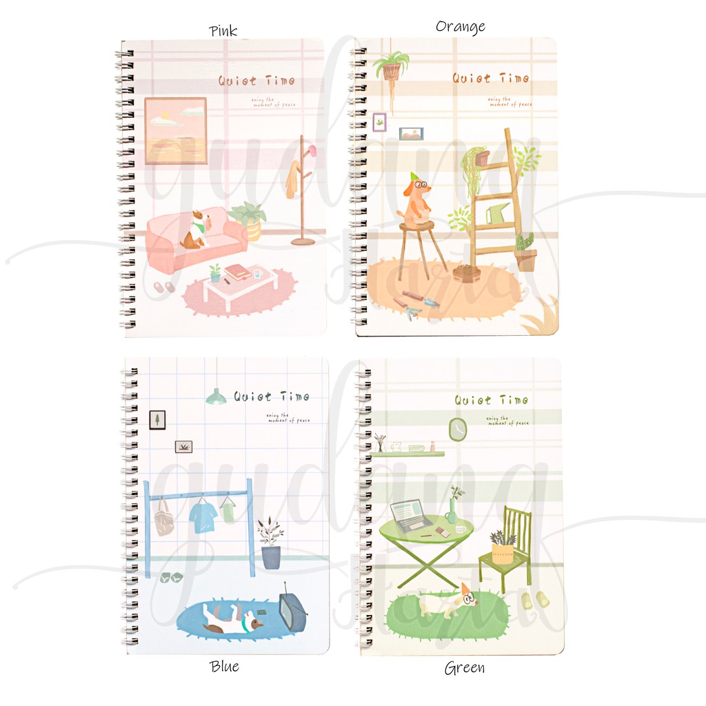 

Notebook A5 Spiral Quiet Time Buku Tulis Catatan Note Lucu GH 308804