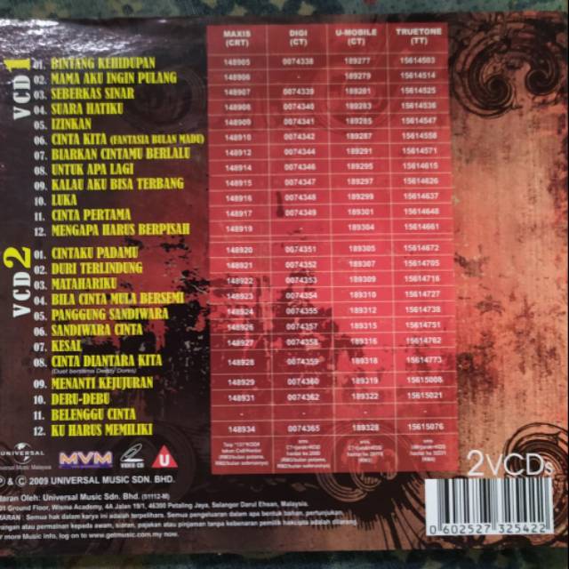 VCD LEGENDA HIT NIKE ARDILLA