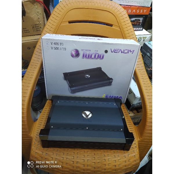 Power Venom Turbo seri V-406TO 4chenel Power Mobil Audio Mobil