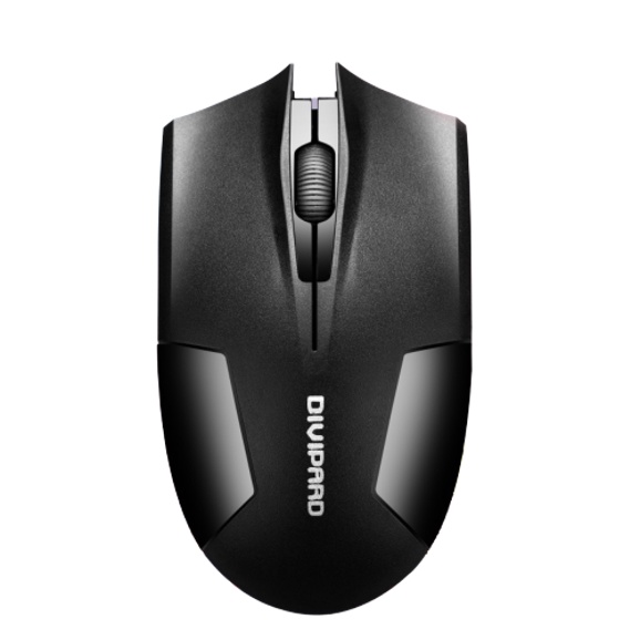 Mouse Wireless USB Divipard X0 1200 DPI Hitam