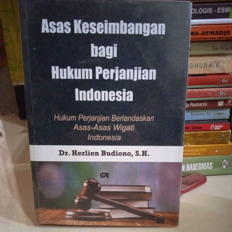 

Asas Keseimbangan bagi Hukum Perjanjian Indonesia