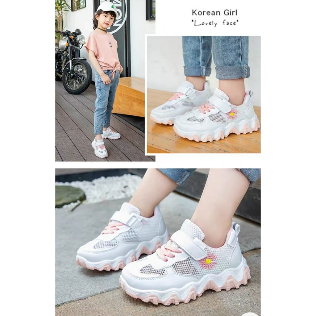 JS FASHION - SNEAKERS ANAK BUNGA DAISY AS134