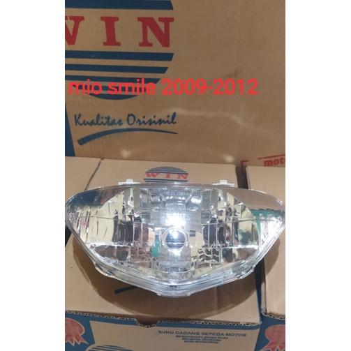 batok lampu mio smile 2009-2012/reflektor mika lampu mio karburator