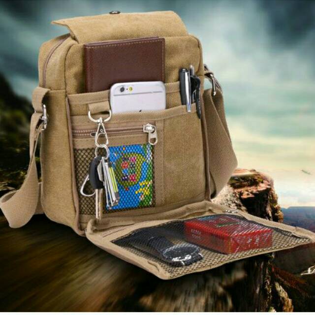 Tas selempang pria unik | Sling bag Pria unik | Waist bag pria unik