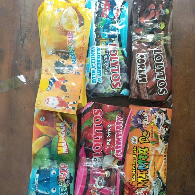 

Plastik kemasan es loli / es stik