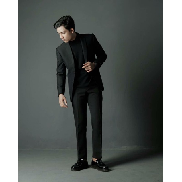 GOODETHICS - Celana  Bahan Formal Pria Slimfit