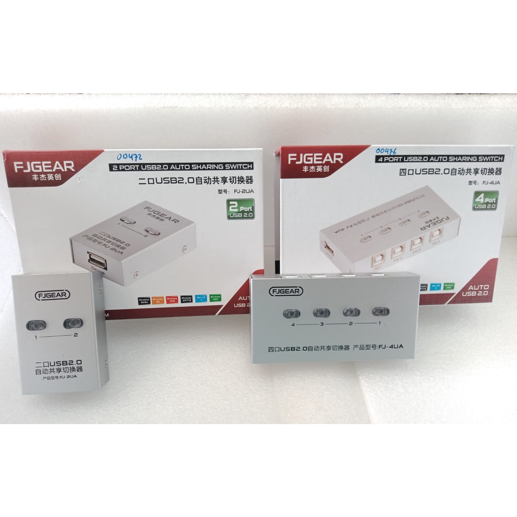 AUTO SWITCH USB PRINTER 4 PORT DAN 2PORT SHARING SWITCH USB 2.0 TERMURAH