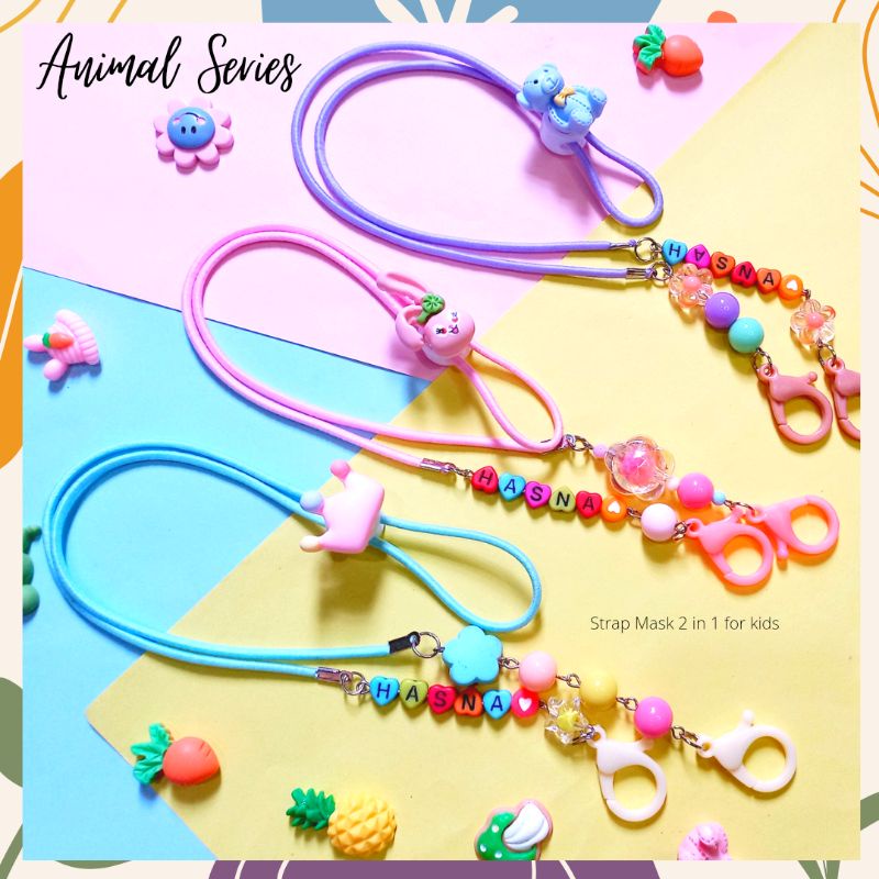 strap mask nama anak
