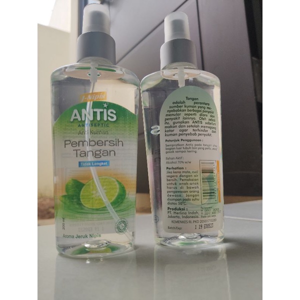 antis hand sanitizer spray 200ml