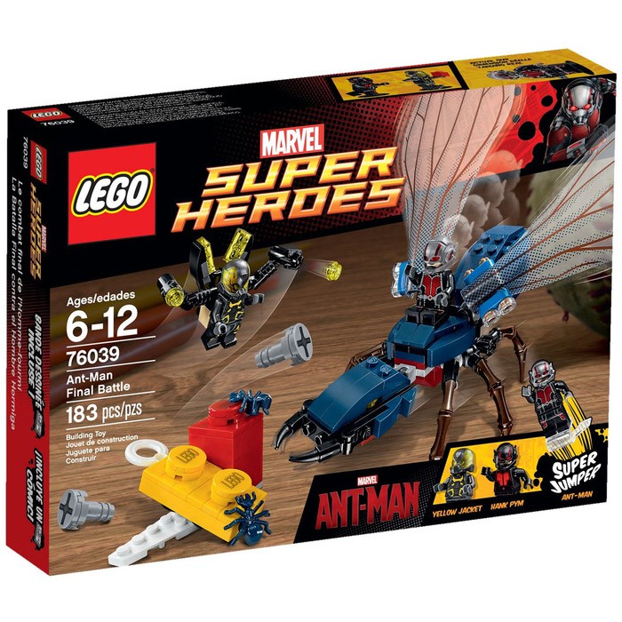 LEGO Super Heroes # 76039 Ant-Man Final Battle Antman Yellowjacket