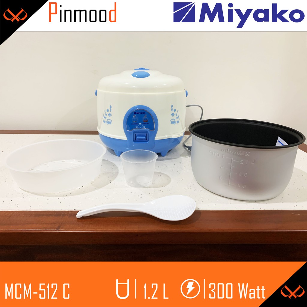 MIYAKO MAGIC COM // RICE COOKER MCM-512 C [ 1.2 LITER ] PENANAK NASI