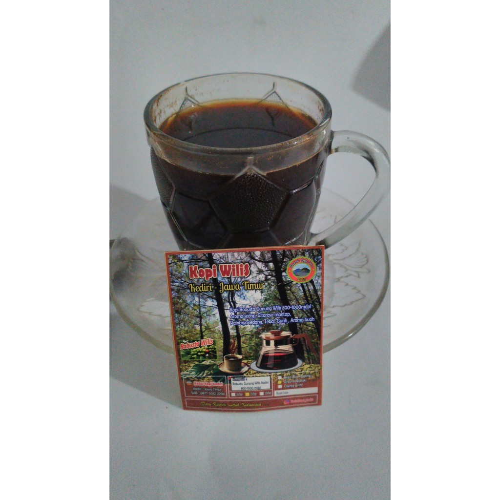 

Kopi Wilis Kediri 800-1000 mdpl aroma pisang rendah caffein
