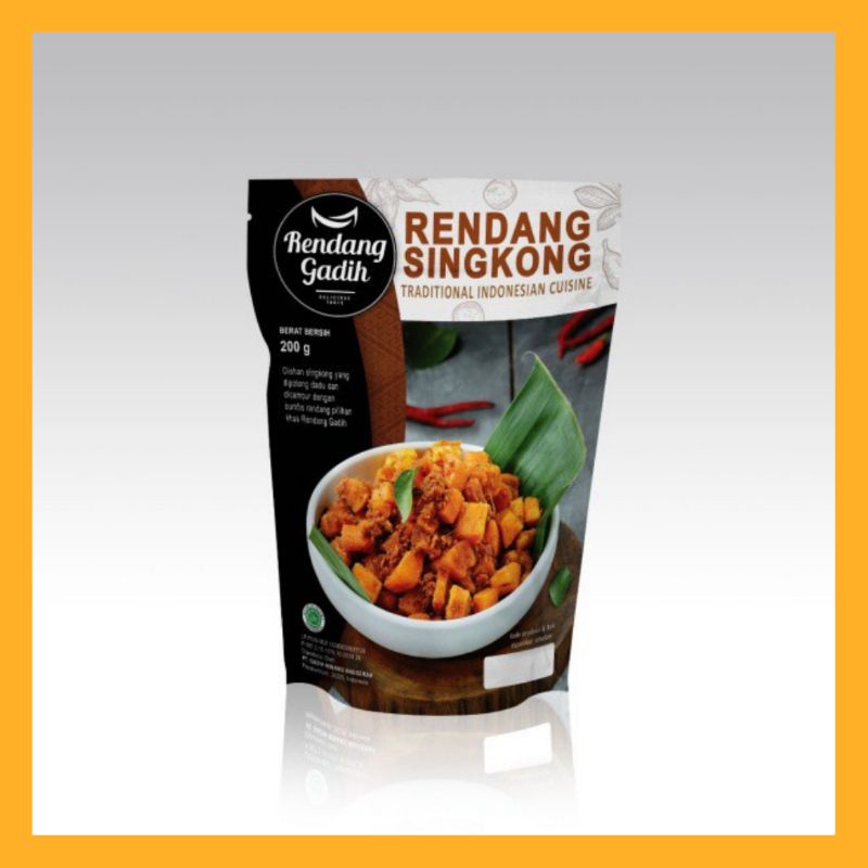 

Rendang Singkong Ubi - Rendang Gadih Makanan Siap Saji Khas Minang Asli Padang Payakumbuh