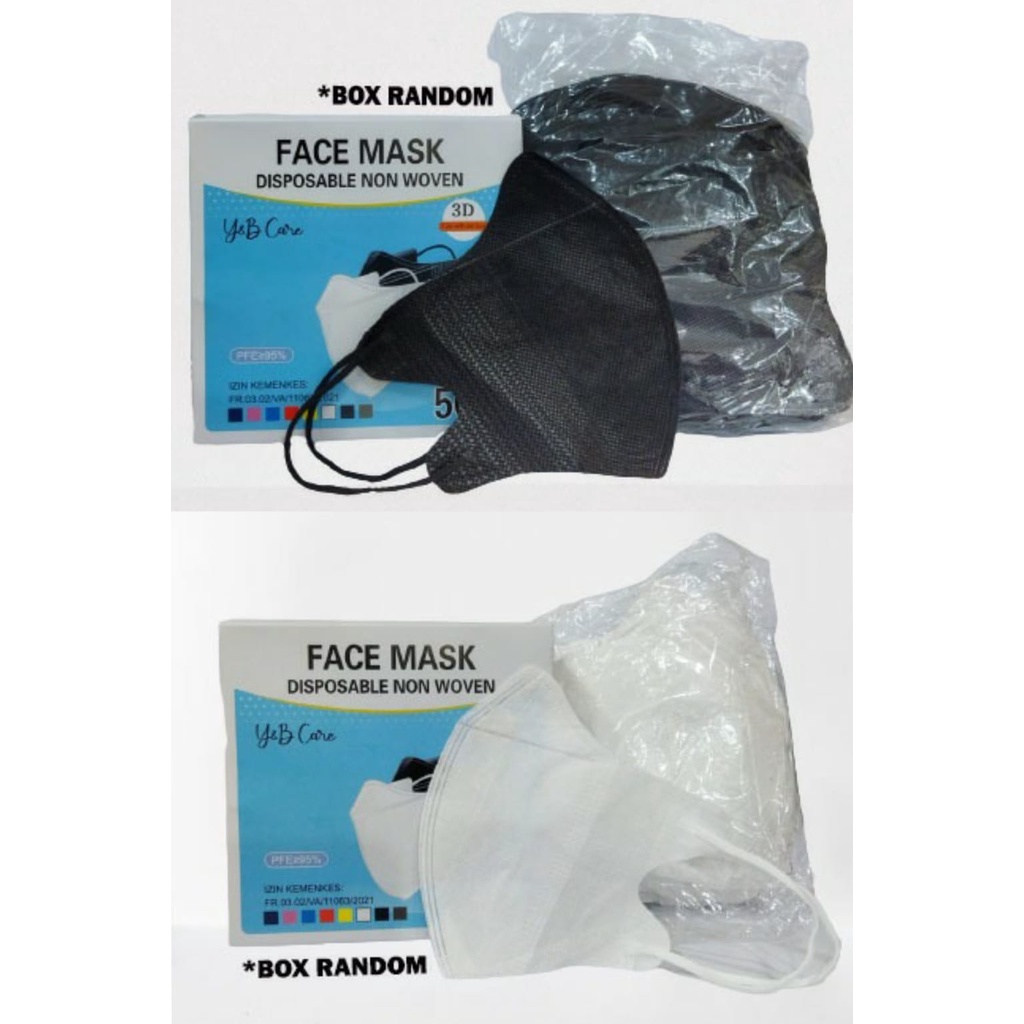 MASKER DUCKBILL GARIS 3PLY SURGICAL ISI 50PCS/BOX [PERFECTHOME]-+ BOX