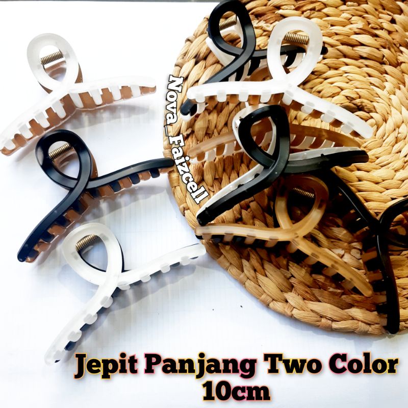 Jepit Rambut Jedai Panjang Two Color 10cm Doff Jepitan Dewasa.