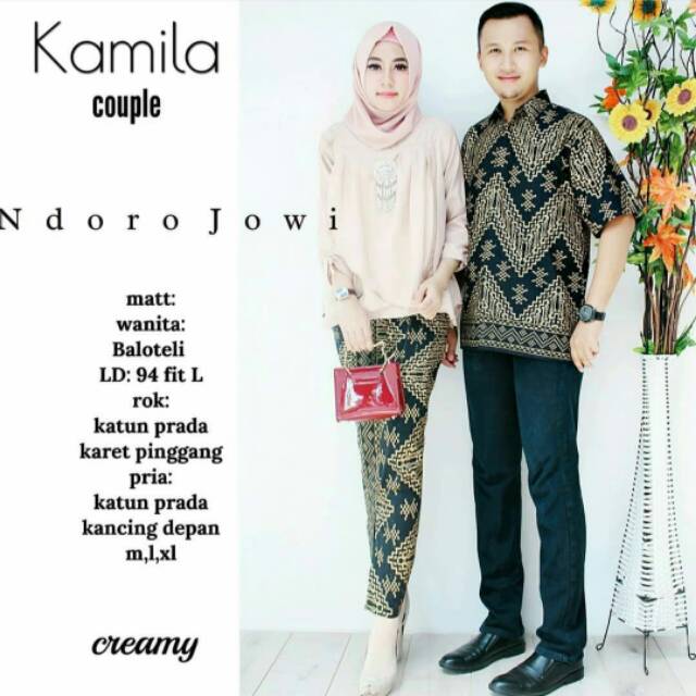 GROSIR BATIK KAMILA COUPLE