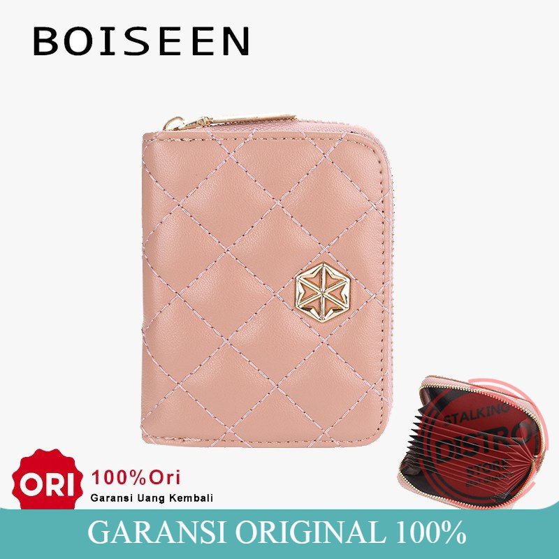 Dompet Wanita Kecil BOISEEN N1886  Dompet Kartu Kulit PU Leather Premium dompet wanita dompet baelle