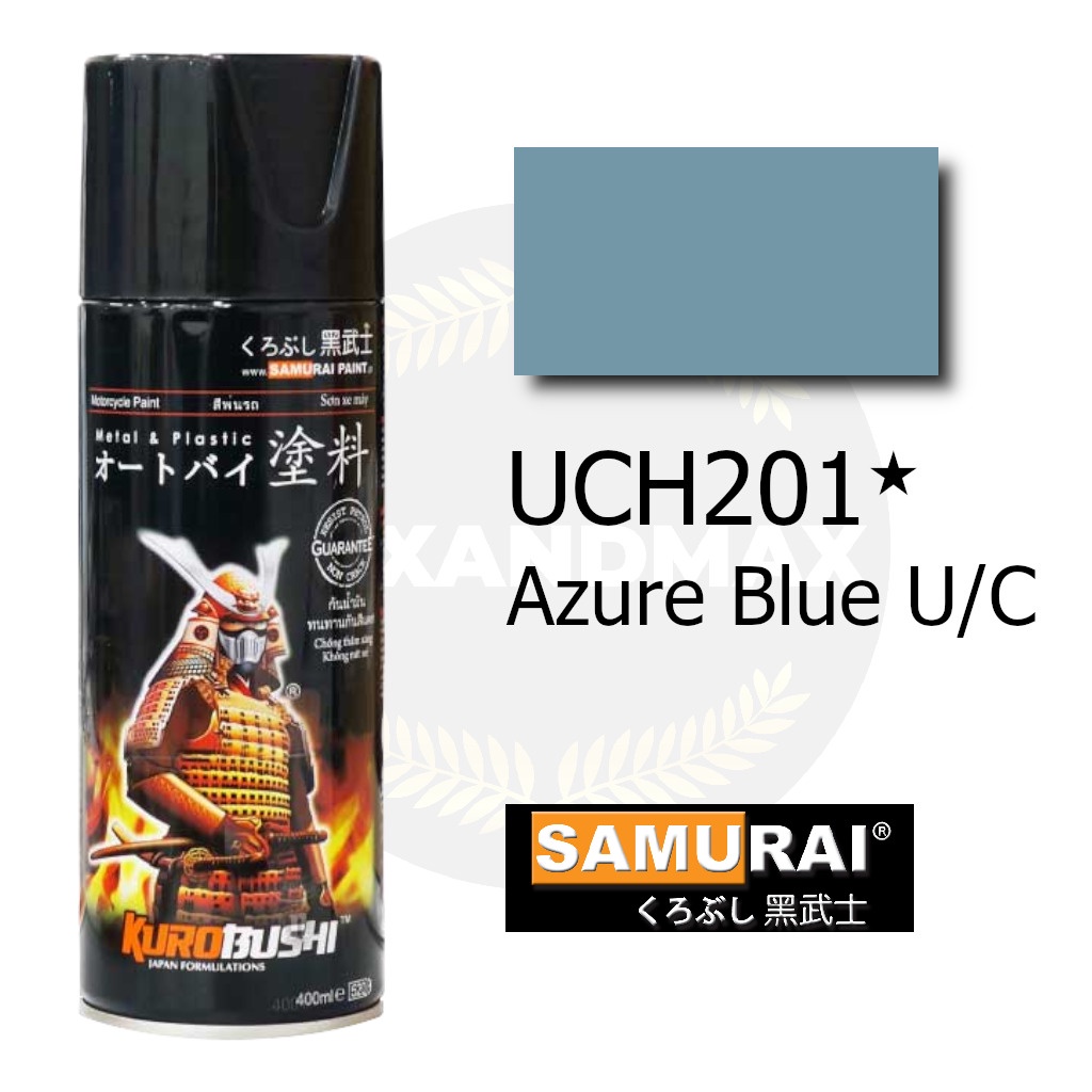 Samurai Paint Azure Blue U/C UCH201  400 ml - Cat Semprot