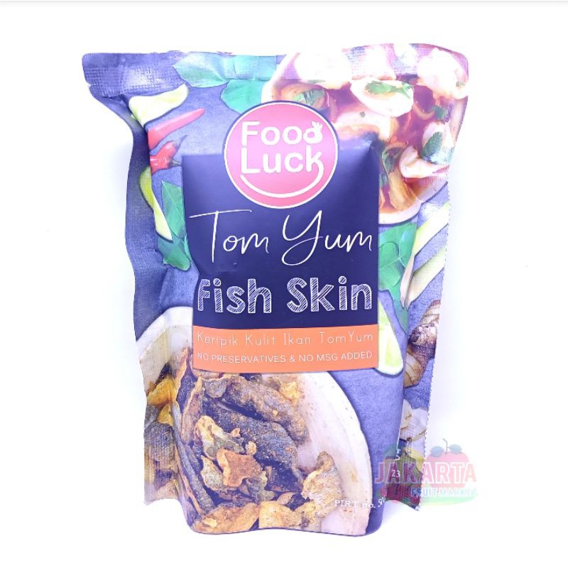 

(KERIPIK) FOOD LUCK TOM YUM FISH SKIN 100G