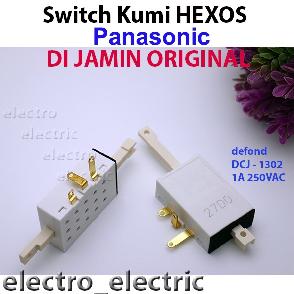 Hexous Fan Panasonic Switch Kumi Original Komponen