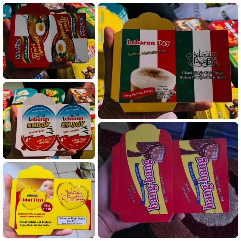 

Amplop Lebaran motif viral