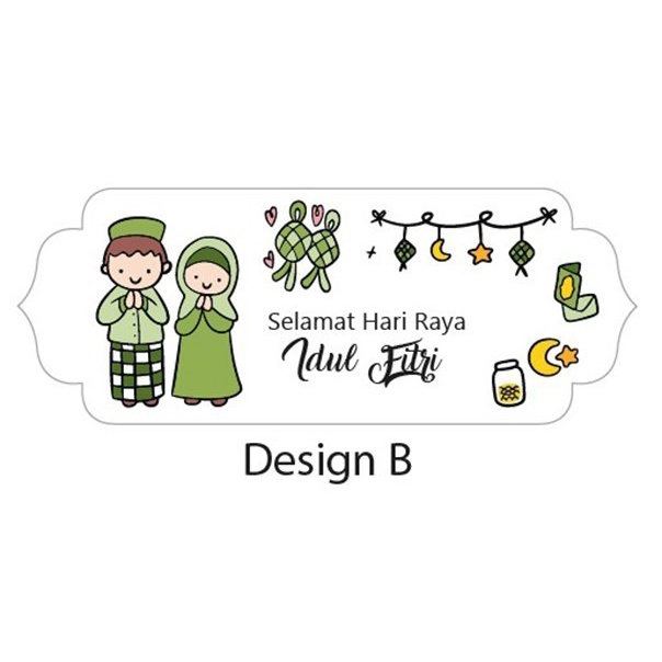 

TERBARU Parsel Ramadan Sticker Lebaran Parcel Toples Hampers Paper Bag Stiker - B