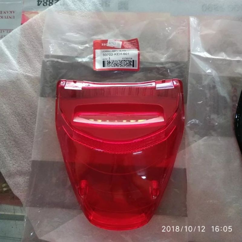33702-KEH-601 Kaca Mika Lampu Stop Merah Belakang Honda Verza 150 Megapro Primus