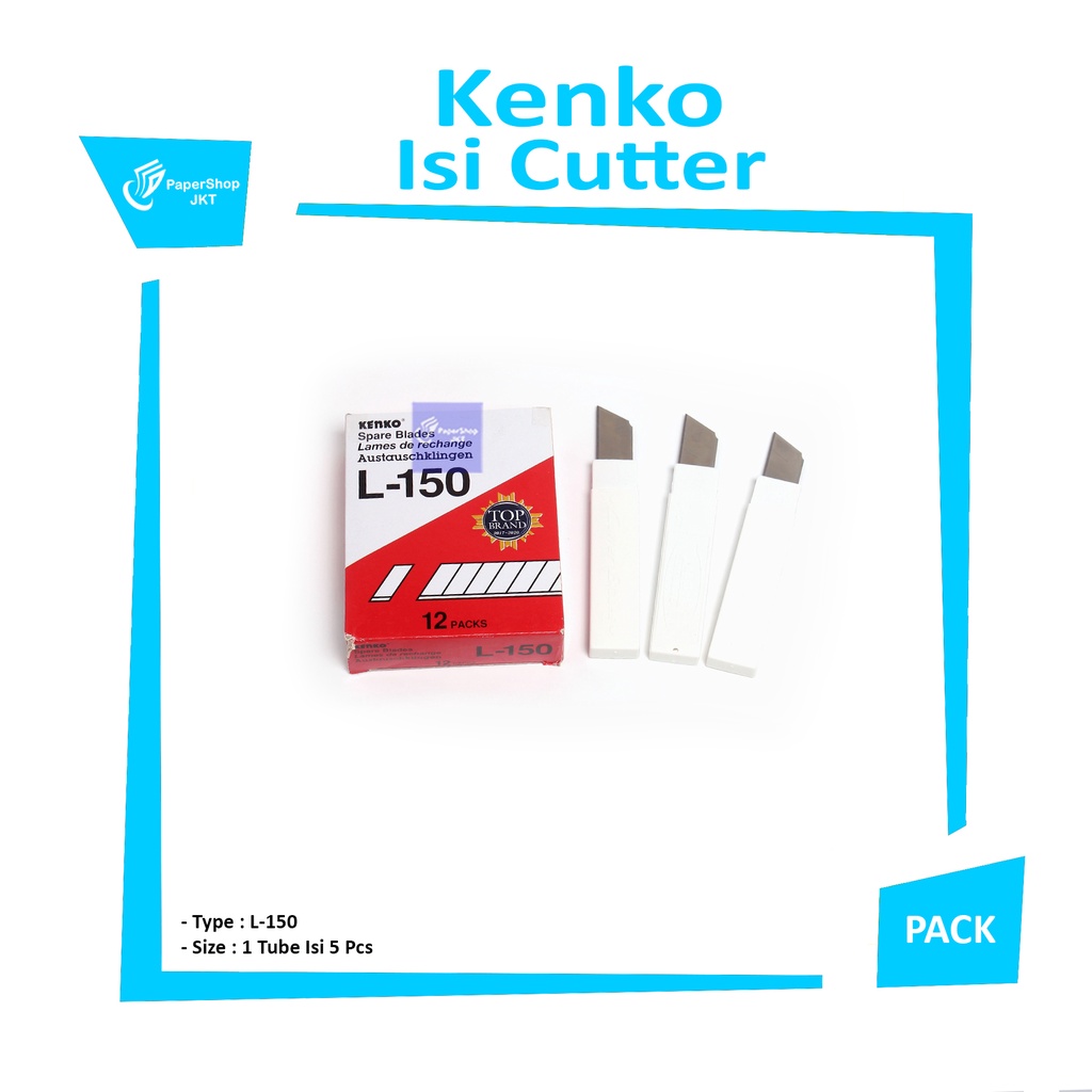 

KENKO - L150 Cutter Blade - mata Cutter Besar - Tube