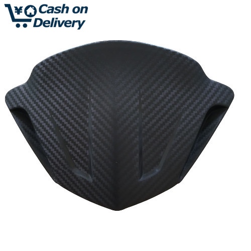 COD Visor Motor Beat Karbu Warna Hitam Bahan akrilik berkualitas ORI - karbon