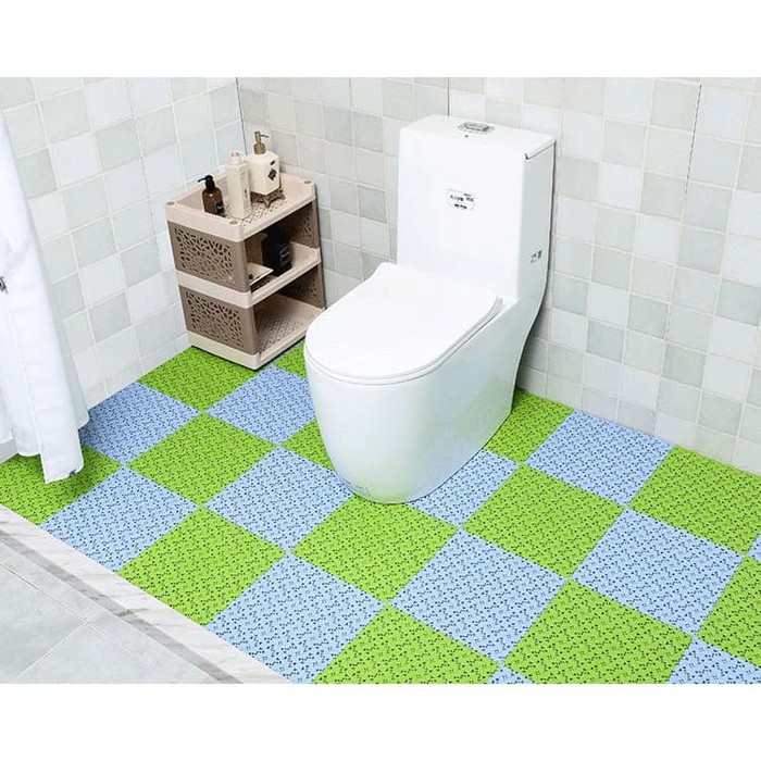 Bathroom Non-slip Mats Bedroom Karpet kamar mandi Dolpin 30x30CM BM924