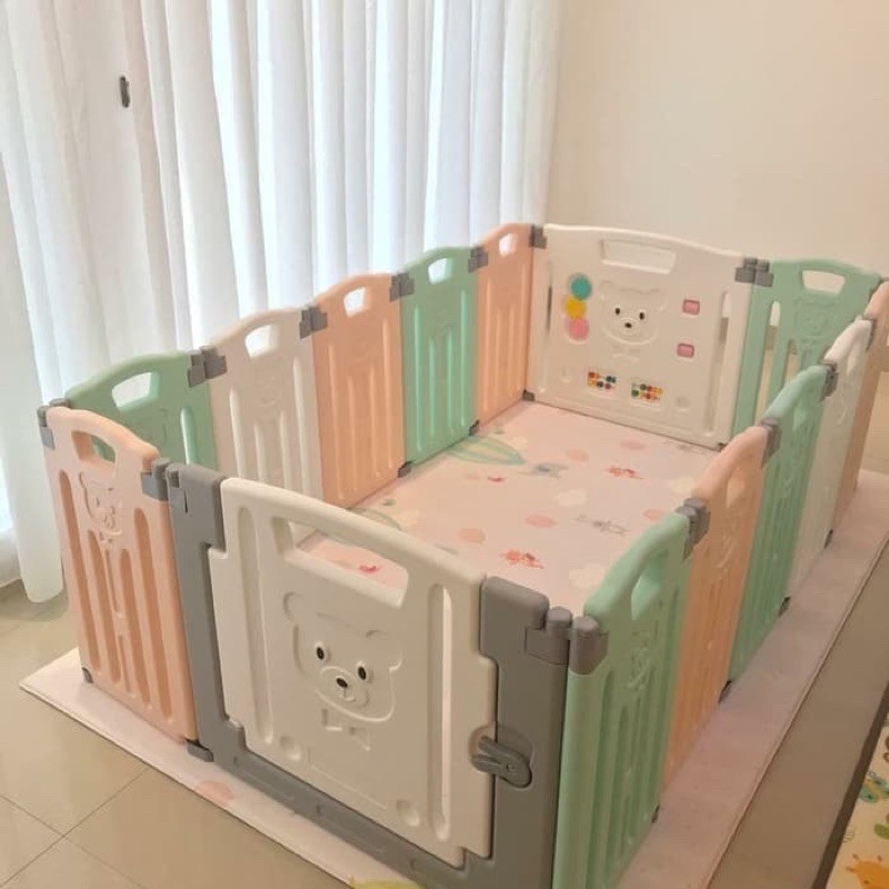 Parklon Fence Pastel mix colour 12 + 2 Pagar Bayi Parklon