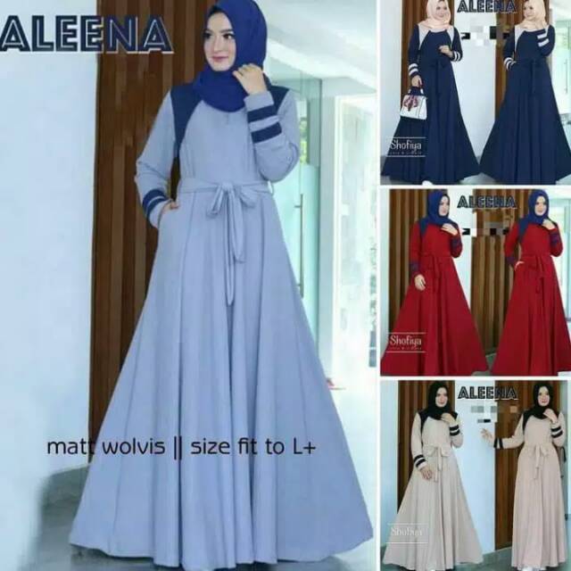 Gamis Aleena gamis cantik kekinian