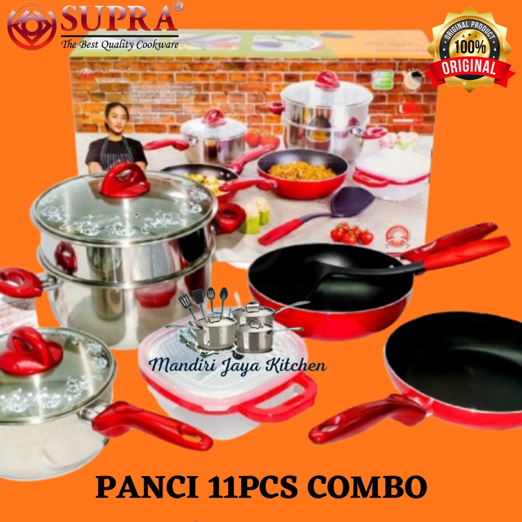 Panci Set Supra 11pcs COMBO