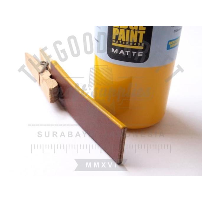 *:*:*:*:*] Leather Edge Paint Doff Matte Cat Pinggiran Kulit Dop Kuning Yellow