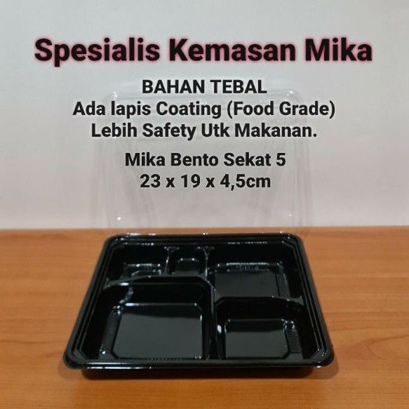 Jual Mika Bento Sekat Tray Bento Sekat Box Bento Sekat Pcs Shopee Indonesia