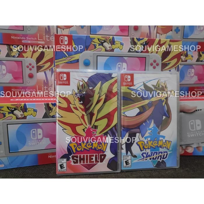NINTENDO SWITCH POKEMON SHIELD REG USA VERSION + DLC GIGANTAMAX