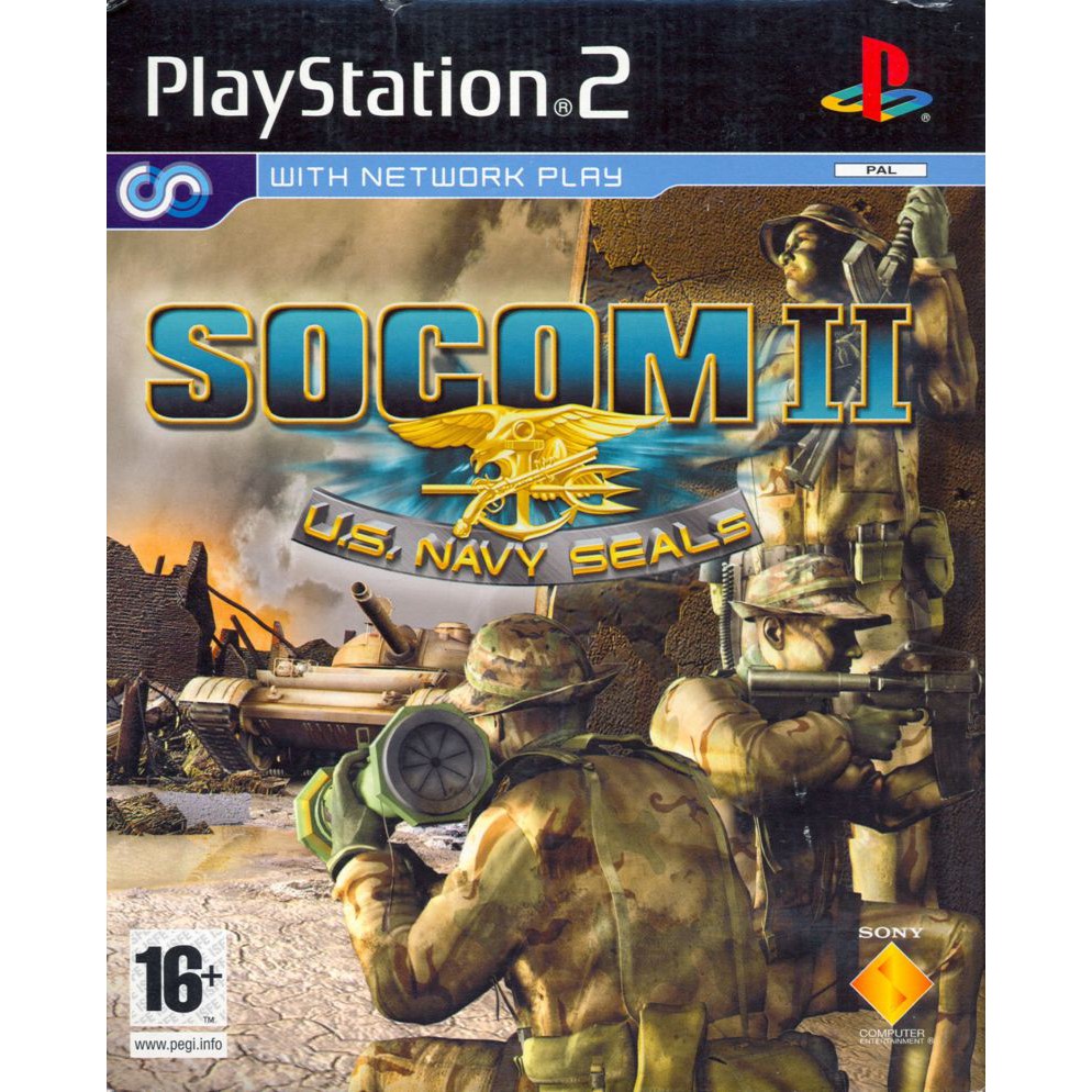 DVD Kaset Game PS2 SOCOM 2 U.S. Navy SEAL