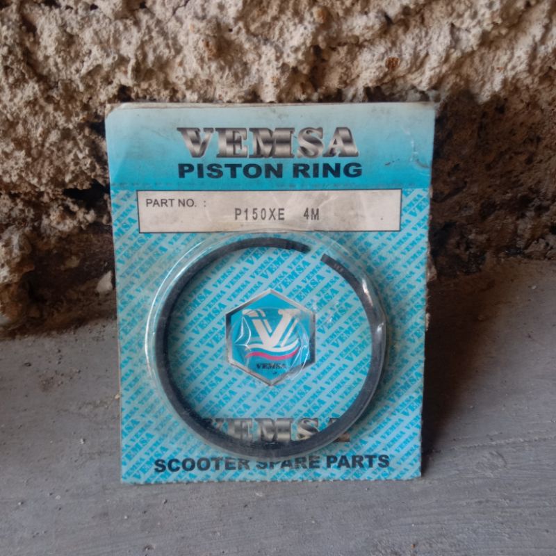 ring seher piston tipis vespa pxe exlusive Excel std 3m 4m 5m merk vemsa