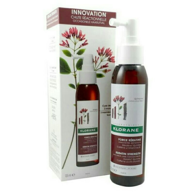 Jual Klorane Keratin Strength Anti Hair Loss Concentrate 125ml Serum Shopee Indonesia