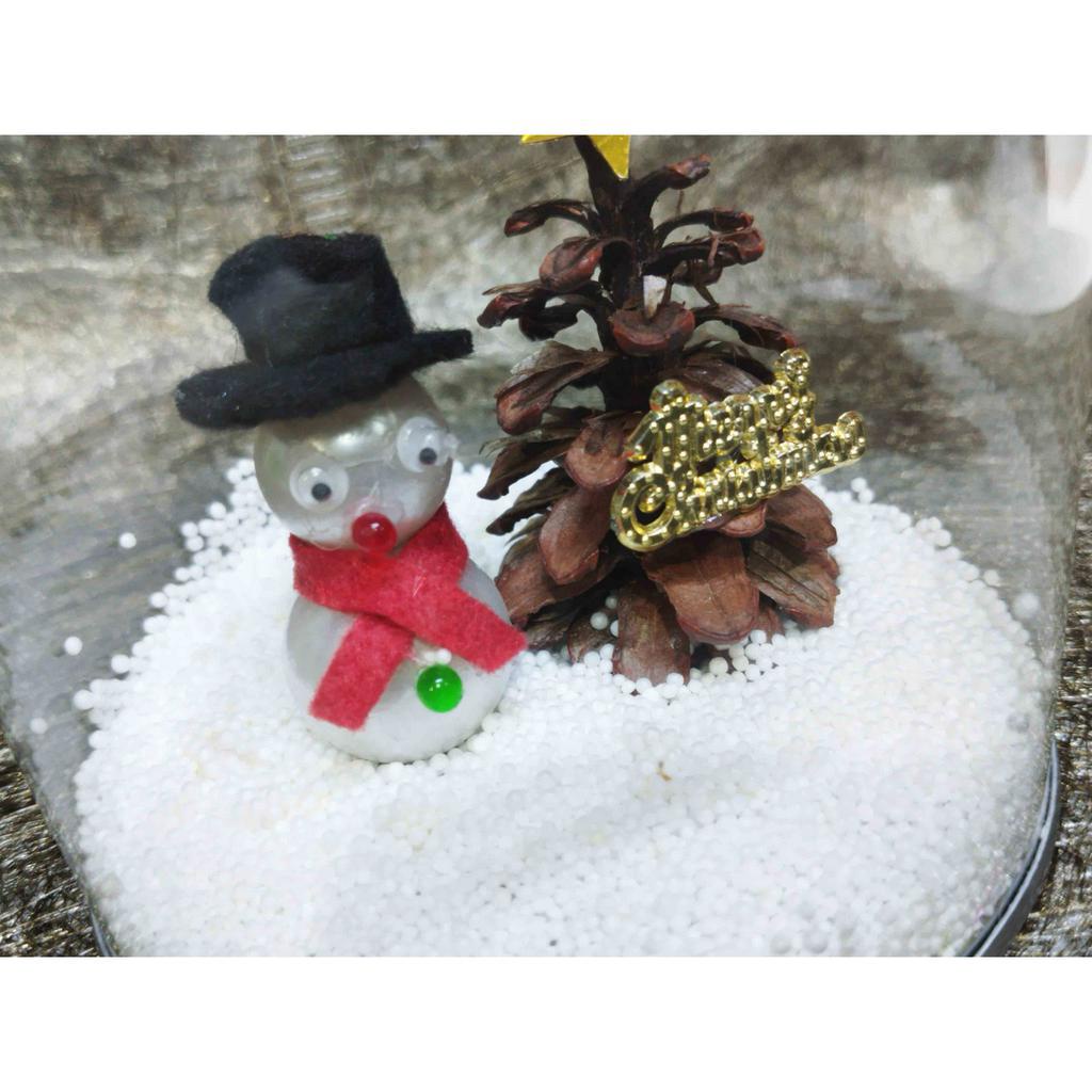 Snowman Jar - winter decoration, acc christmas