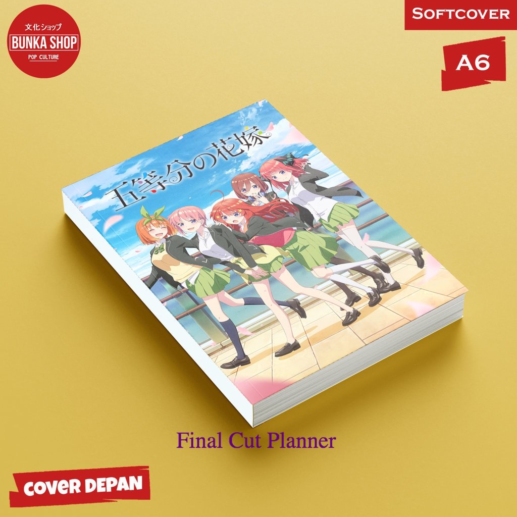 

Pocket Note Anime Go Toubun 1 Group Softcover A6 Buku Tulis Catatan Notes Agenda Planner Jurnal