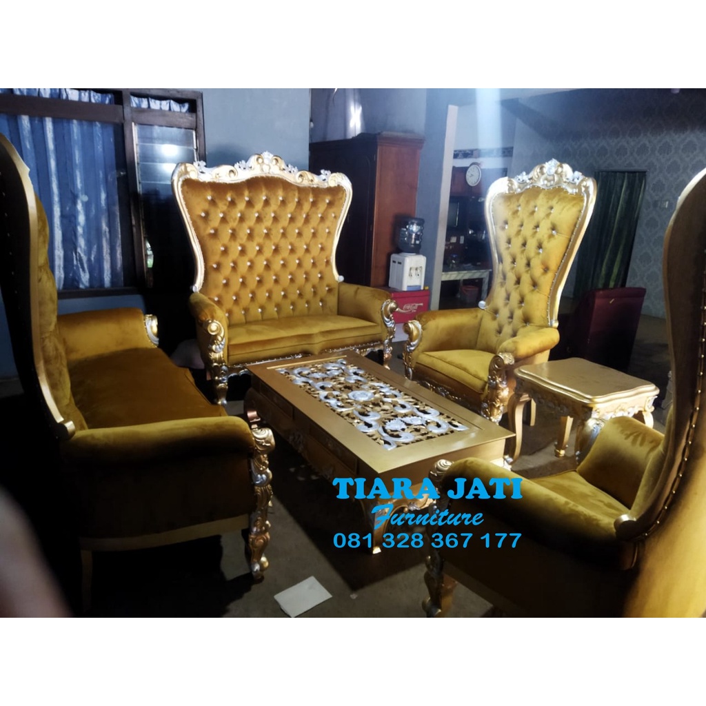 Kursi Tamu Syahrini Bellagio Mewah jati jepara