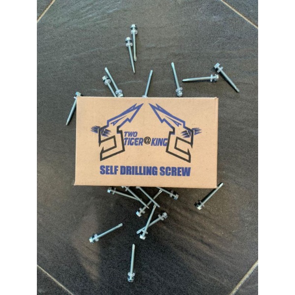 DRILLING / UKURAN 12 X 50 / SCREW / SELF DRILLING SCREW / DRILLING TIGER / BAUT / BAUT ROOFING