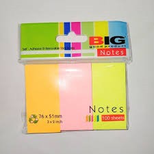 

STICK NOTE 3C 76X51 BIG