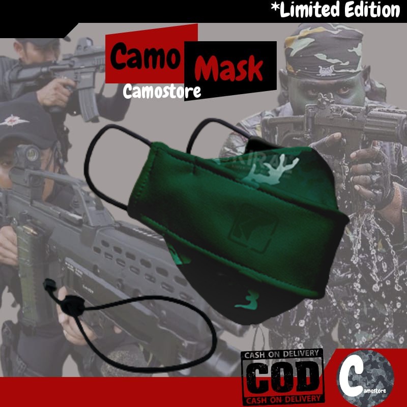 Masker Kain Pria Cowok Motif Premium 3ply korean style Keren
