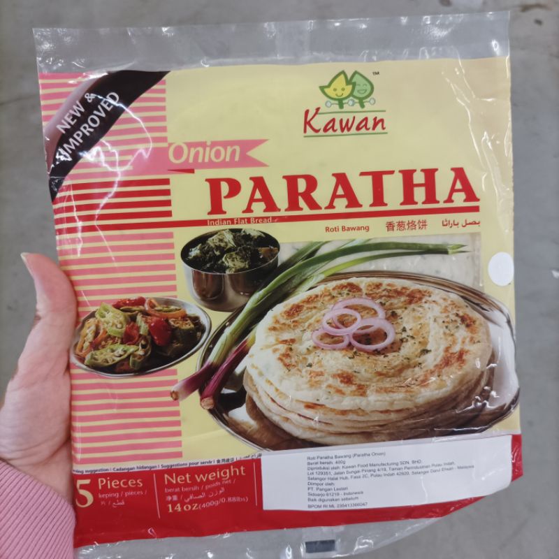 Jual Roti Paratha Onion Kawan Food Gr Shopee Indonesia