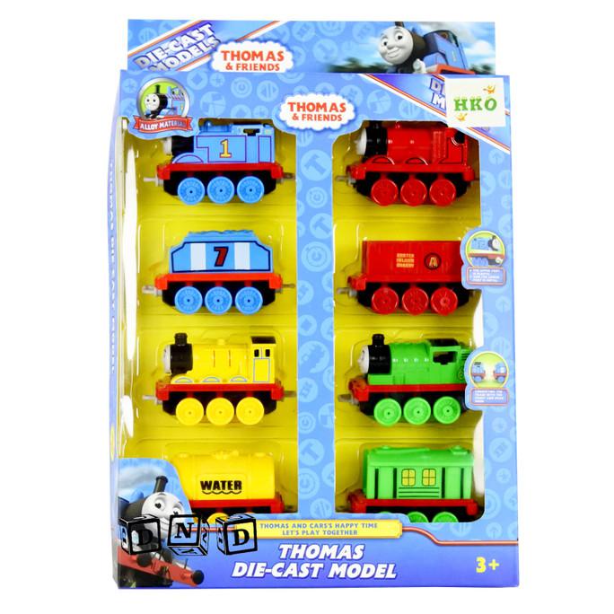 Mainan Anak - Thomas and Friends Train Die Cast Set Kereta Angka .