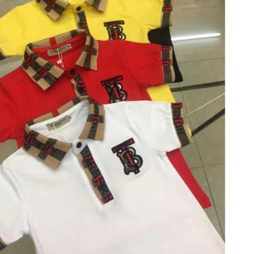 ✲ Kaos anak Burberry import / kaos kerah anak import Burberry / kaos anak keren kekinian ♛