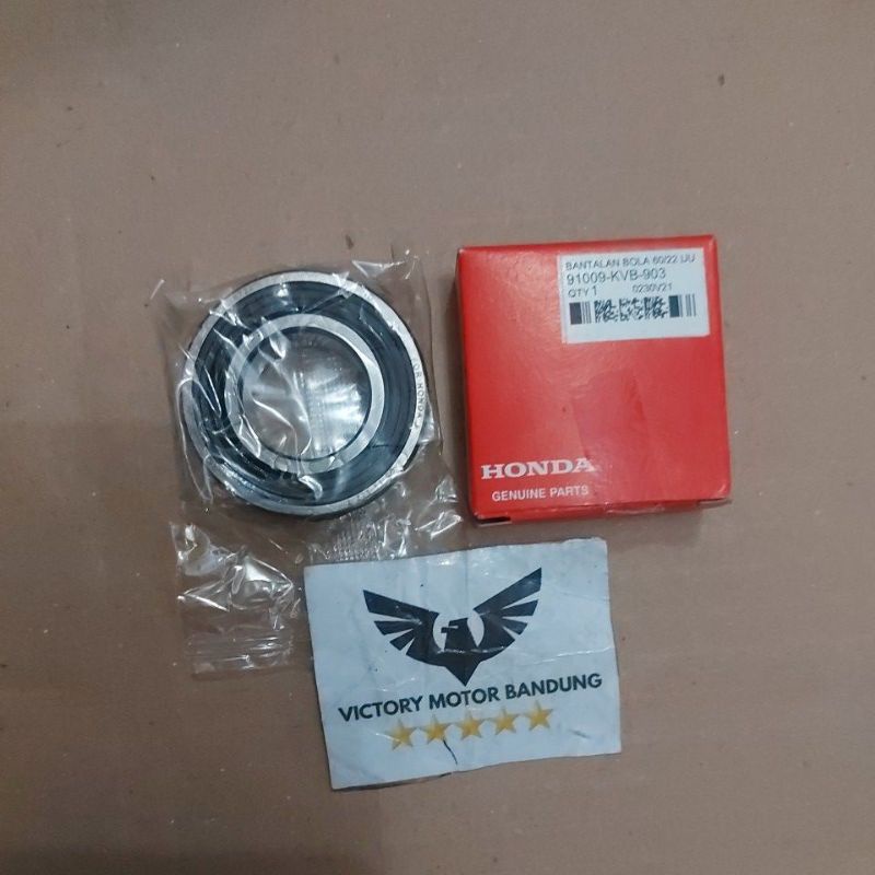 LAHAR LAHER BEARING 60/22 2RS RODA BELAKANG BEAT/VARIO 110/SPACY/VARIO TEKNO KARBU MERK  ORIGINAL HO