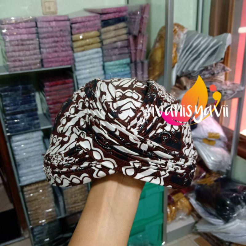 BLANGKON JOGJA BATIK POLOS, Motif Parang Matahari